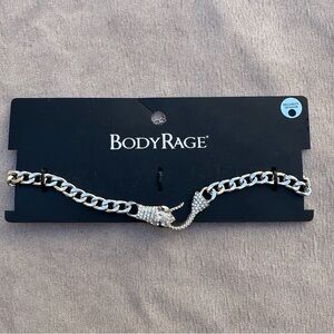 Body Rage Silver Chain Bracelet